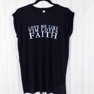 Hi-low Tim McGraw Faith Hill graphic tee